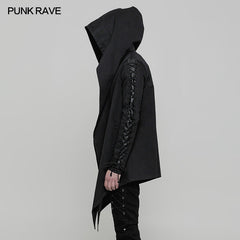 OY-879 Handsome Loose Hooded Punk Coat For Men?-??Punk Rave Clothing