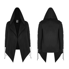OY-879 Handsome Loose Hooded Punk Coat For Men?-??Punk Rave Clothing