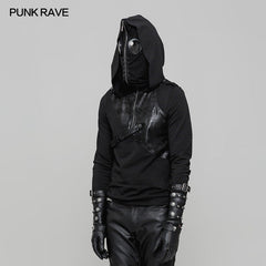 WT-512 Super Cool Pullover Mask Punk Hoodies For Men?-??Punk Rave Clothing