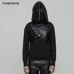 WT-512 Super Cool Pullover Mask Punk Hoodies For Men?-??Punk Rave Clothing