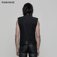 OY-858 Daily Simple Fashion Punk Vest For Men?-??Punk Rave Clothing