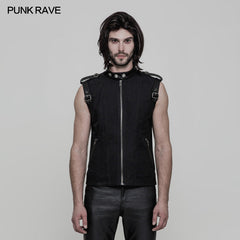 OY-858 Daily Simple Fashion Punk Vest For Men?-??Punk Rave Clothing