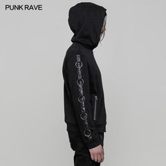 WY-865 Loose Comfortable Punk Sweater Hoodie Cardigan?-??Punk Rave Clothing
