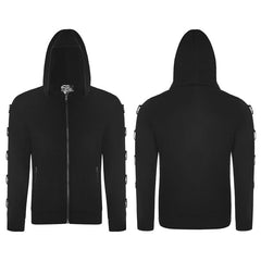 WY-865 Loose Comfortable Punk Sweater Hoodie Cardigan?-??Punk Rave Clothing