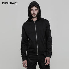 WY-865 Loose Comfortable Punk Sweater Hoodie Cardigan?-??Punk Rave Clothing