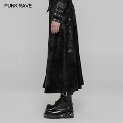 WQ-355 Gorgeous Three-quarter Gothic Skirt For Men?-??Punk Rave Clothing