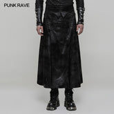 WQ-355 Gorgeous Three-quarter Gothic Skirt For Men?-??Punk Rave Clothing