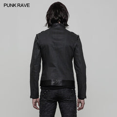 WY-870 Super Cool Short Punk Jacket For Men?-??Punk Rave Clothing