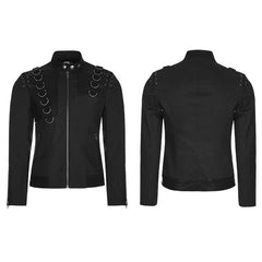 WY-870 Super Cool Short Punk Jacket For Men?-??Punk Rave Clothing