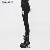 OK-329 Daily Fashion Stretch Long Punk Pants For Women?-??Punk Rave Clothing