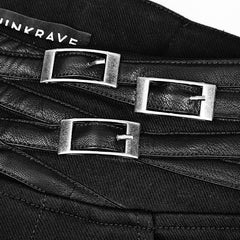 OK-329 Daily Fashion Stretch Long Punk Pants For Women?-??Punk Rave Clothing