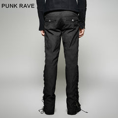 K-270 Steampunk Hipster Mens Hip Hop Wide Leg Punk Pants?-??Punk Rave Clothing