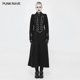 WY-892 Exquisite Woolen Gothic Jacket Uniform Retro Trench Coat?-??Punk Rave Clothing