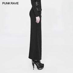 WQ-357 Handsome Military Uniform Long Punk Skirt For Women?-??Punk Rave Clothing