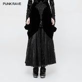 WQ-364 Vitorian Velvet Palace Gorgeous Medium Length Gothic Skirt?-??Punk Rave Clothing