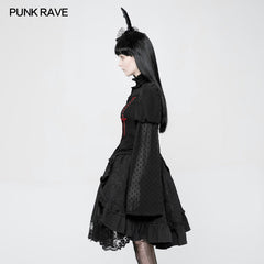 WLY-075 Kawaii Classic Lolita Trumpet Sleeve Gothic Shirt For Women?-??Punk Rave Clothing