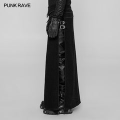 WQ-371 Retro Jacquard Embroidery Mens Gothic Skirt?-??Punk Rave Clothing