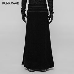 WQ-371 Retro Jacquard Embroidery Mens Gothic Skirt?-??Punk Rave Clothing