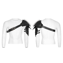 WS-276 Powerful Punk Accessories Cone Nail Leather Armor?-??Punk Rave Clothing