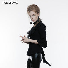 WY-830 Gothic Phoenix Tail Three-Quarter Sleeves Shirt For Women?-??Punk Rave Clothing