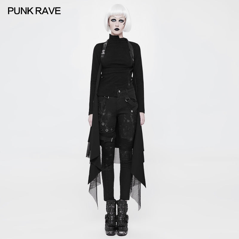 WY-918 Women Loose All-Match Knitted Punk Vest?-??Punk Rave Clothing