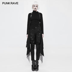 WY-918 Women Loose All-Match Knitted Punk Vest?-??Punk Rave Clothing