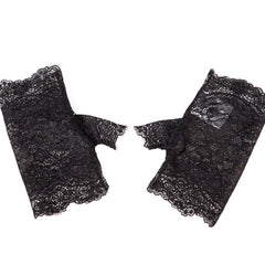 LS-037 Lolita Style black Lace Gloves Accessories?-??Punk Rave Clothing