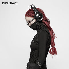 WS-260 Steampunk Embossed Leather Collar And Shoulder Harness Accessories For Women?-??Punk Rave Clothing