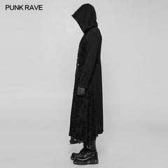 WY-911 Diablo Assassin Decadent Punk Hooded Coat With Zipper?-??Punk Rave Clothing
