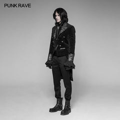 WY-947 Gothic Gorgeous Velvet Swallowtail Coat Jacket?-??Punk Rave Clothing