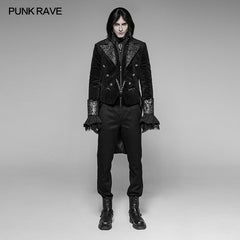 WY-947 Gothic Gorgeous Velvet Swallowtail Coat Jacket?-??Punk Rave Clothing