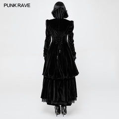WY-895 Gorgeous Victorian Royal Vintage Layered Gothic Coat With Stand Collar?-??Punk Rave Clothing