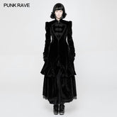 WY-895 Gorgeous Victorian Royal Vintage Layered Gothic Coat With Stand Collar?-??Punk Rave Clothing