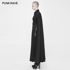WY-885 Punk Long Military Uniform Woolen Cloak Coat For Women?-??Punk Rave Clothing