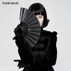 WLS-051 Lolita Imitation Rabbit Fur Tassel Velvet Gloves Accessories?-??Punk Rave Clothing