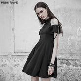 OPQ-313 Gothic Astrology Series Moon Magic Halter Neck Dress?-??Punk Rave Clothing