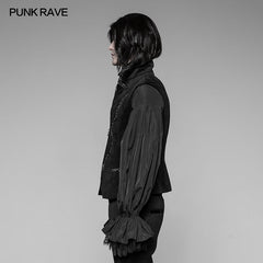 WY-948 Alchemist Gothic Waistcoat Vampire Bat Velvet Vest?-??Punk Rave Clothing