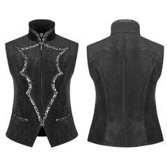 WY-948 Alchemist Gothic Waistcoat Vampire Bat Velvet Vest?-??Punk Rave Clothing