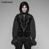 WY-948 Alchemist Gothic Waistcoat Vampire Bat Velvet Vest?-??Punk Rave Clothing