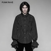 WY-924 Vampire Dracula Batwing Gothic Shirt With Lantern Sleeves?-??Punk Rave Clothing