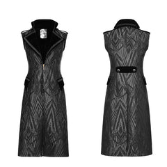 WY-944 Medieval Gorgeous Jacquard Gothic Long Vest?-??Punk Rave Clothing