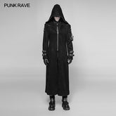 WY-933 Diablo Assassin Killer Dark Punk Hooded Long Coat Jacket For Men?-??Punk Rave Clothing