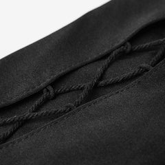 OPQ-403 Sexy V Collar Tight Hip Gothic Dress With Flare Sleeve Roping Design?-??Punk Rave Clothing