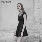 OPQ-395 Sexy Front Cross V Collar Backless Tight Strap Dress?-??Punk Rave Clothing