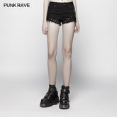 WK-350 Steam Punk Slim Fit Mesh Ultra-Shorts?-??Punk Rave Clothing