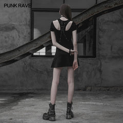 OPQ-318 Punk Rave Corn Tie Rope Knitted Dress?-??Punk Rave Clothing