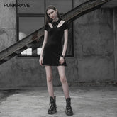 OPQ-318 Punk Rave Corn Tie Rope Knitted Dress?-??Punk Rave Clothing