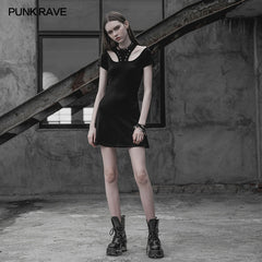 OPQ-318 Punk Rave Corn Tie Rope Knitted Dress?-??Punk Rave Clothing