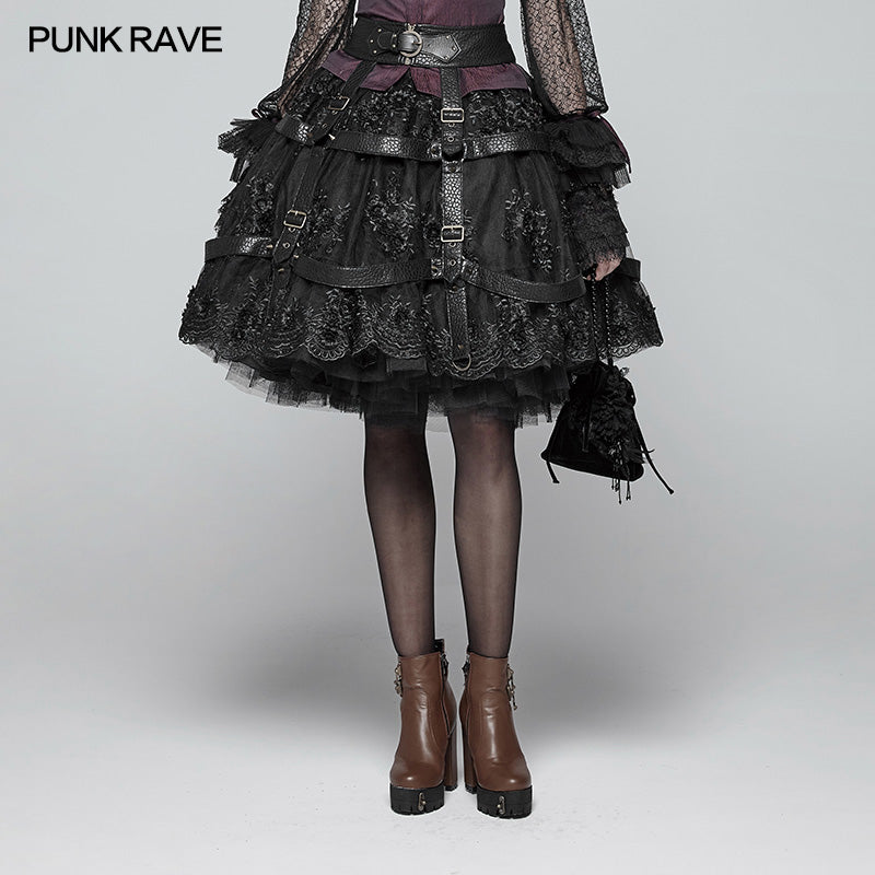 WS-281 Steampunk Adjustable Skirt Cover Vintage Gothic Accessories?-??Punk Rave Clothing