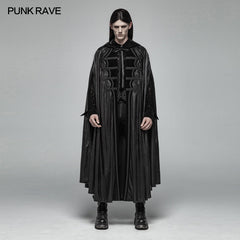 WY-1013 Gothic Mens black Retro Mystic Cloak?-??Punk Rave Clothing